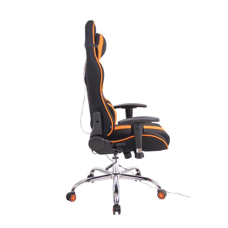 Silla de oficina Limit XM en tela negra/naranja