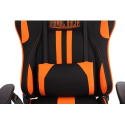 Silla de oficina Limit XM en tela negra/naranja