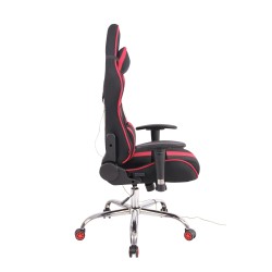 Silla de oficina Limit XM en tela negra/roja