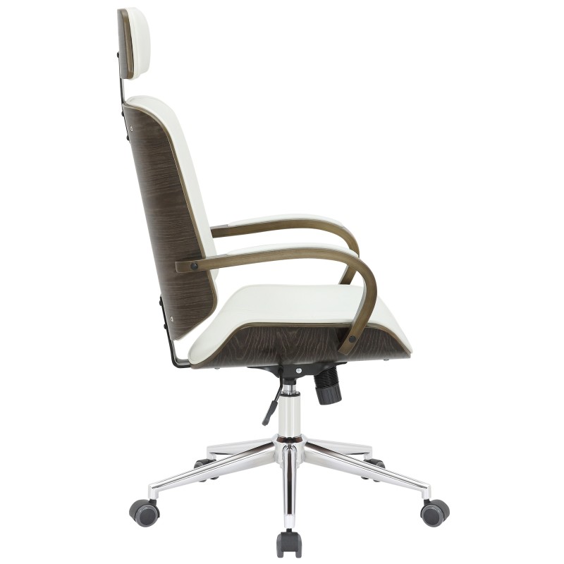 Silla de oficina Dayton gris blanco/gris
