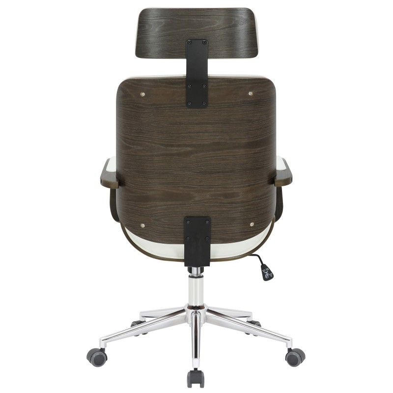 Silla de oficina Dayton gris blanco/gris