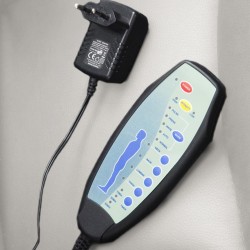 Silla de oficina Pacific con función de masaje V2 blanca