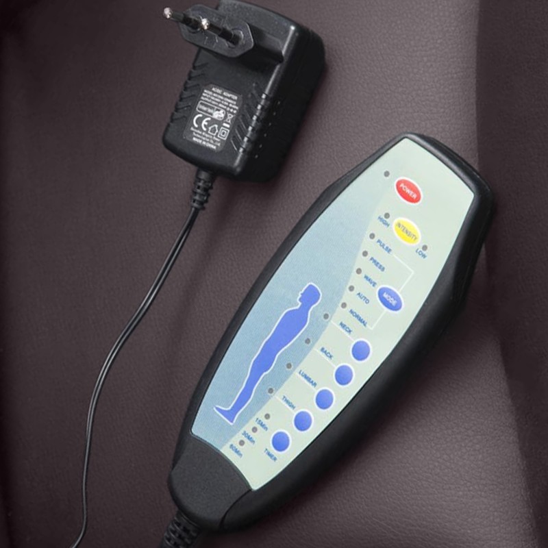 Silla de oficina Pacific con función de masaje V2 marrón