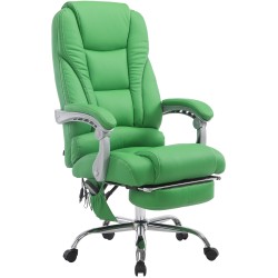 Silla de oficina Pacific con función de masaje V2 verde