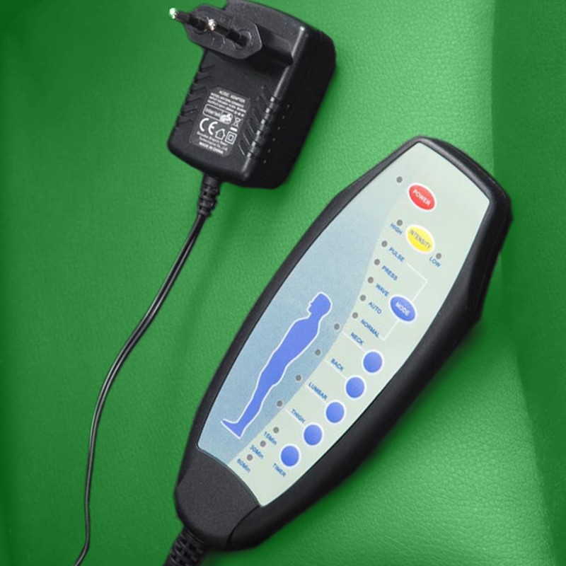 Silla de oficina Pacific con función de masaje V2 verde