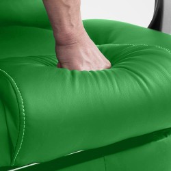 Silla de oficina Pacific con función de masaje V2 verde