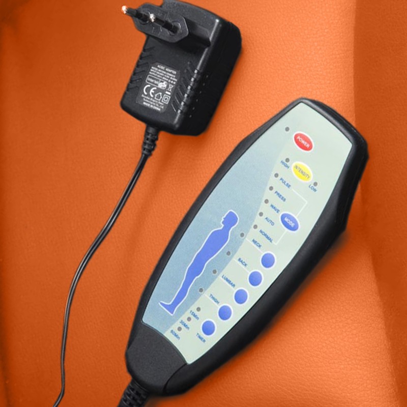 Silla de oficina Pacific con función de masaje V2 naranja