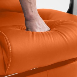 Silla de oficina Pacific con función de masaje V2 naranja