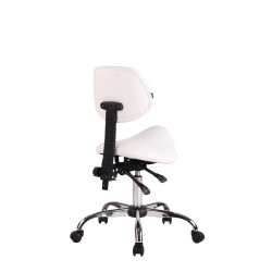 Taburete de trabajo blanco Stuttgart