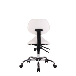 Taburete de trabajo blanco Stuttgart