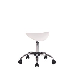 Taburete de trabajo blanco Augsburg