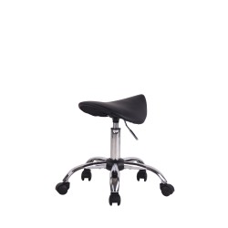 Taburete de trabajo negro Augsburg