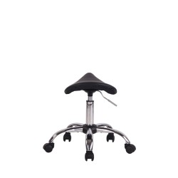 Taburete de trabajo negro Augsburg