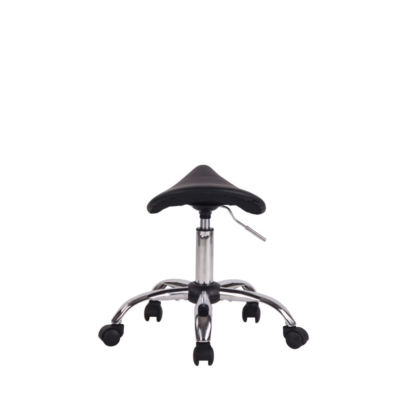 Taburete de trabajo negro Augsburg