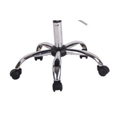 Taburete de trabajo negro Augsburg