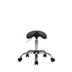 Taburete de trabajo negro Augsburg