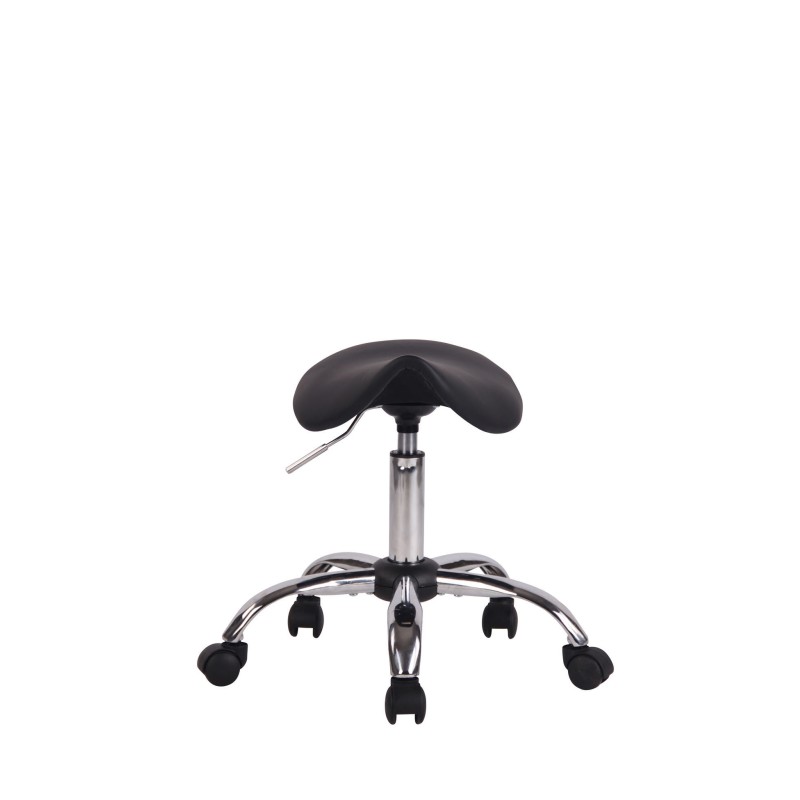 Taburete de trabajo negro Augsburg