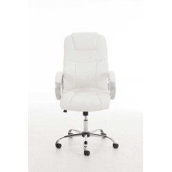 Sillón de oficina BIG Apoll en piel sintética V2 blanco