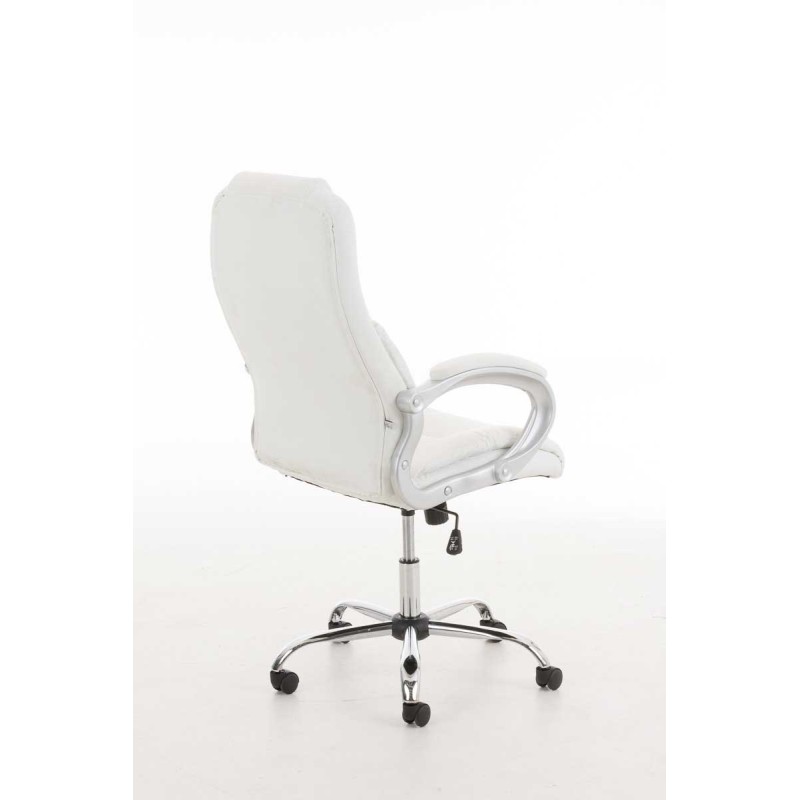 Sillón de oficina BIG Apoll en piel sintética V2 blanco