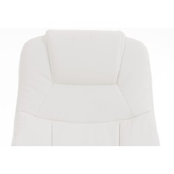 Sillón de oficina BIG Apoll en piel sintética V2 blanco