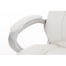 Sillón de oficina BIG Apoll en piel sintética V2 blanco
