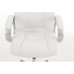Sillón de oficina BIG Apoll en piel sintética V2 blanco