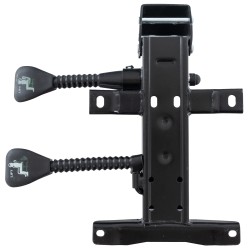 Silla de escritorio negra de 2 plazas