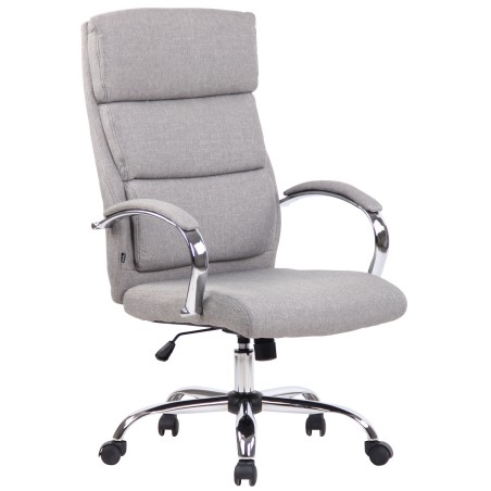 Silla de oficina Bradford en tela gris