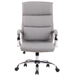 Silla de oficina Bradford en tela gris
