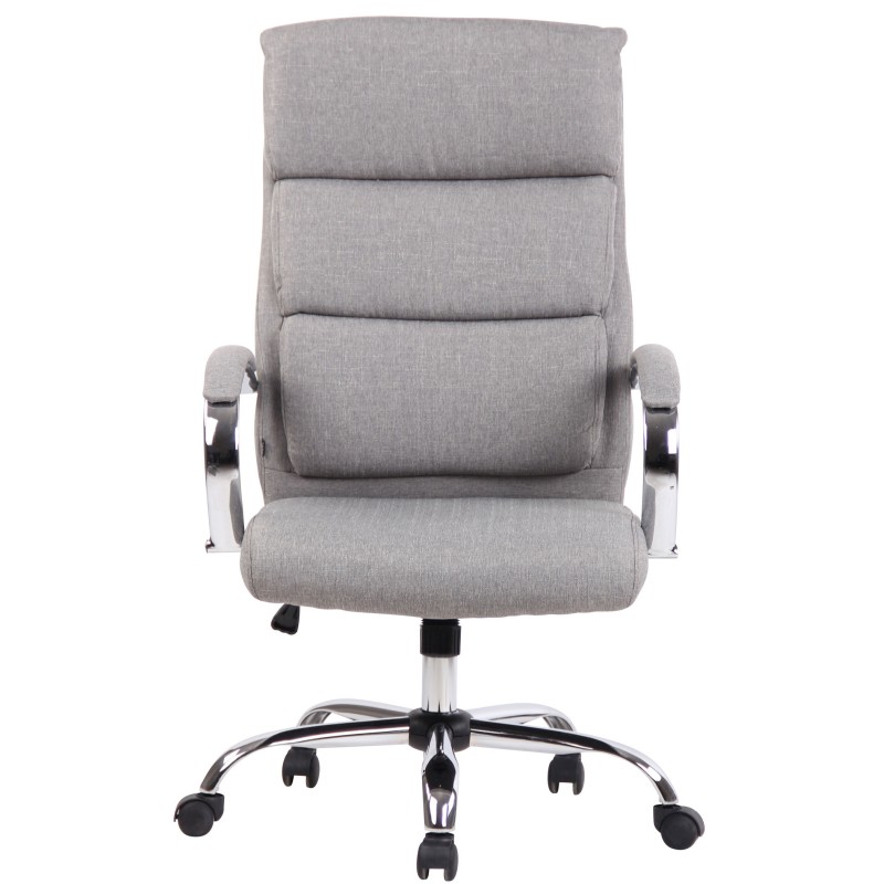 Silla de oficina Bradford en tela gris