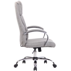 Silla de oficina Bradford en tela gris