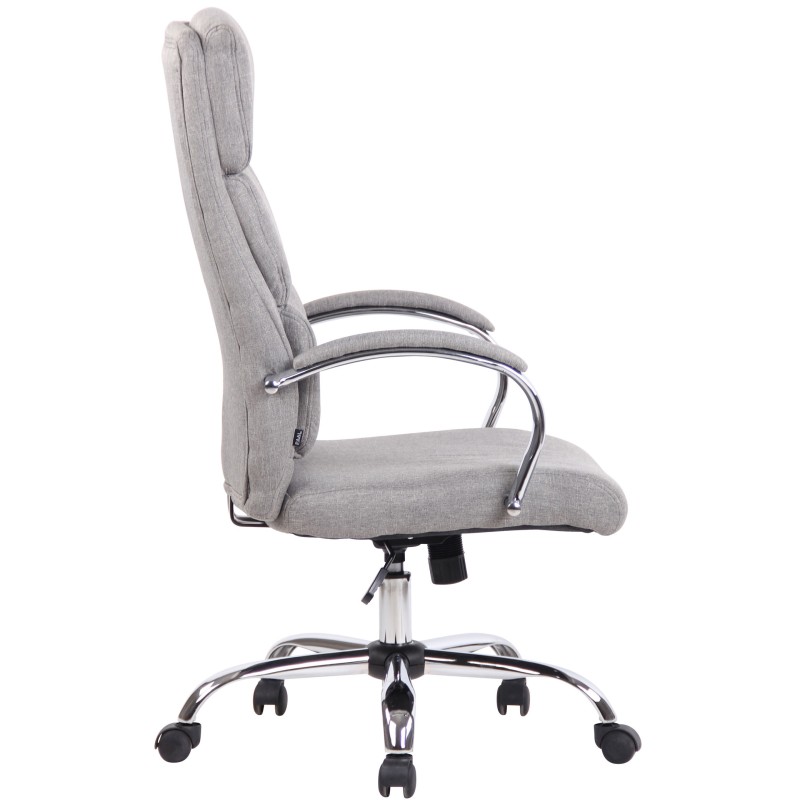 Silla de oficina Bradford en tela gris