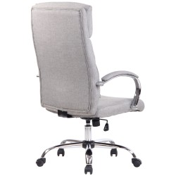 Silla de oficina Bradford en tela gris