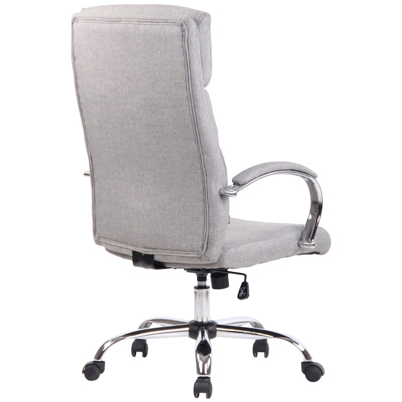 Silla de oficina Bradford en tela gris