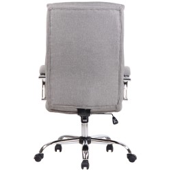 Silla de oficina Bradford en tela gris