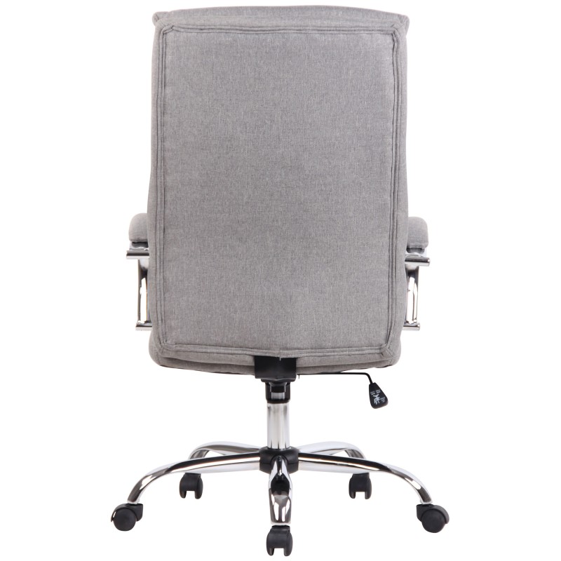 Silla de oficina Bradford en tela gris