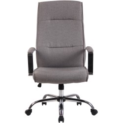Silla de oficina Portland en tela gris