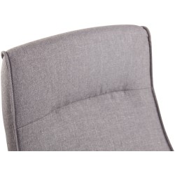 Silla de oficina Portland en tela gris