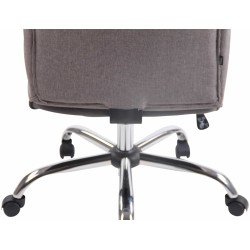 Silla de oficina Portland en tela gris