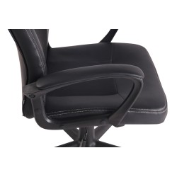 Silla de oficina Elbing negra/negra