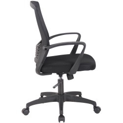Silla de oficina Kampen negra/negra
