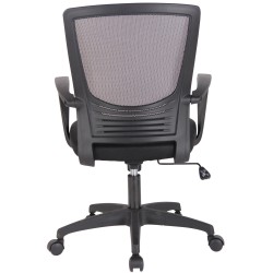 Silla de oficina Kampen negra/negra