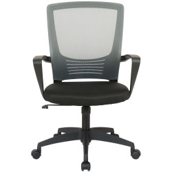 Silla de oficina Kampen negra/gris