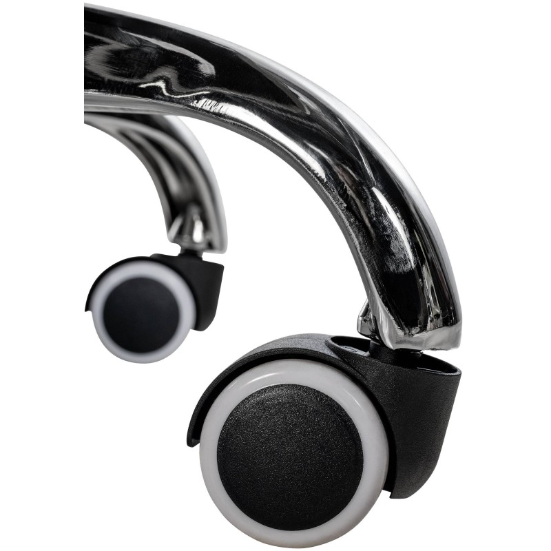 Sillón de oficina Amadora, piel sintética marrón