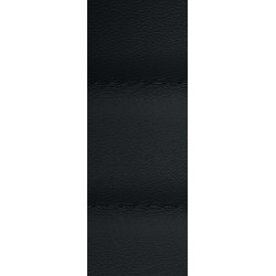 Silla de oficina Mollis en piel auténtica negra