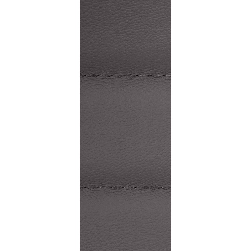 Silla de oficina Mollis en piel auténtica gris