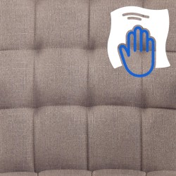 Silla de oficina Terni en tejido color topo