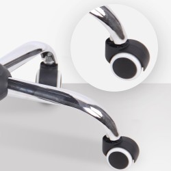 Silla de oficina Terni en tela verde