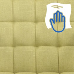 Silla de oficina Terni en tela verde