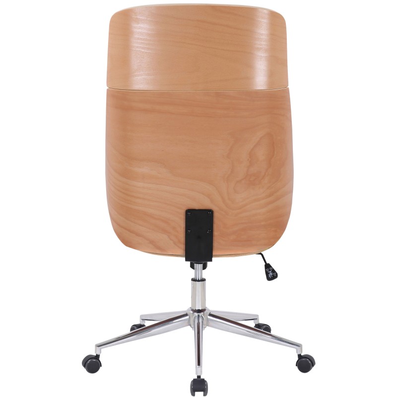 Silla de oficina Varel, piel sintética, natural/negro